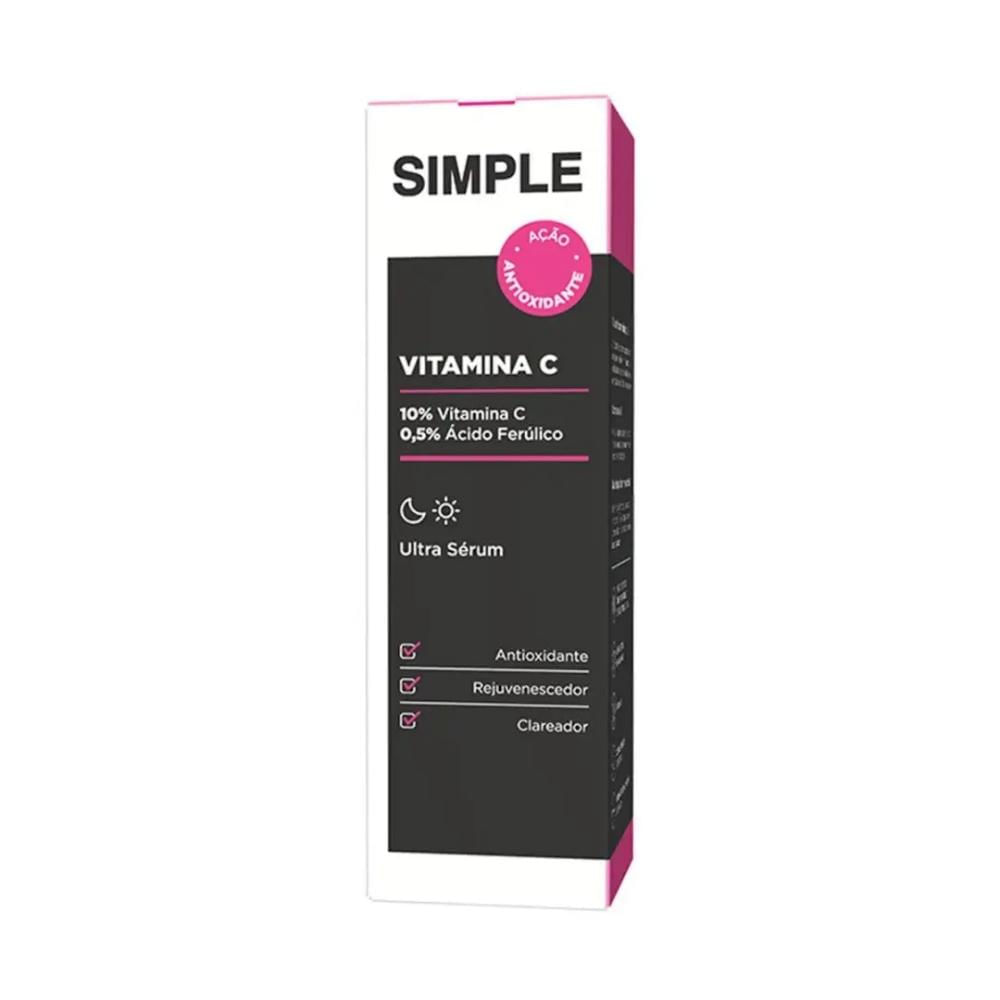 Ultra Sérum Facial Simple Organic Vitamina C 30ml