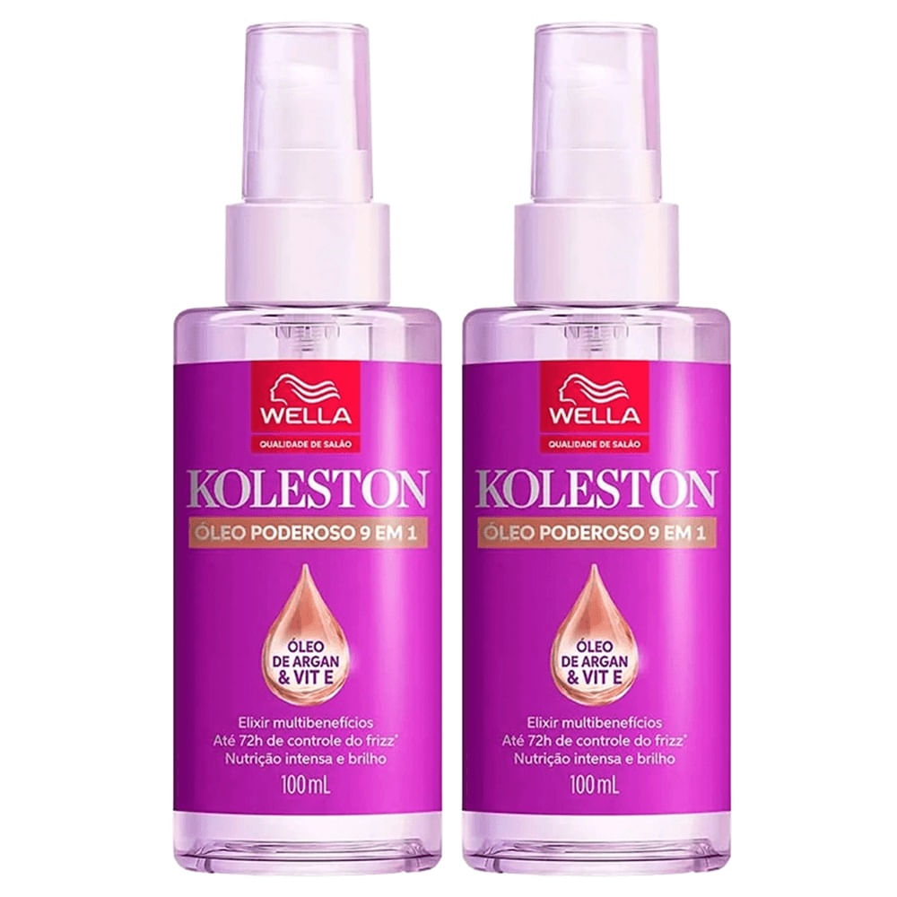 Koleston Kit – 2 Unidades de Óleo Capilar Poderoso 9 em 1