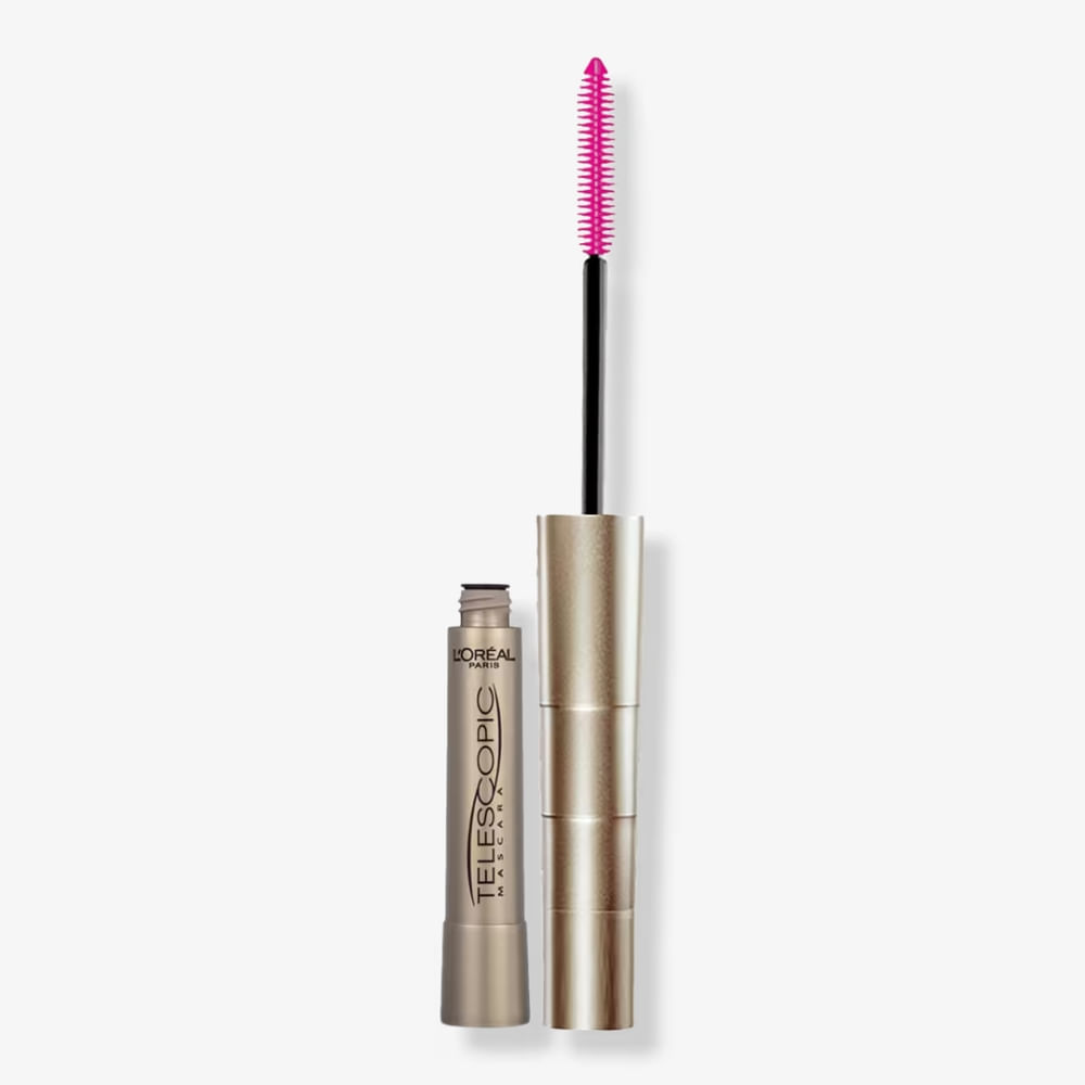 Mascara de Cílios Telescopic Loreal Washable Rimel   Alongamento Extremo e Definição Precisa