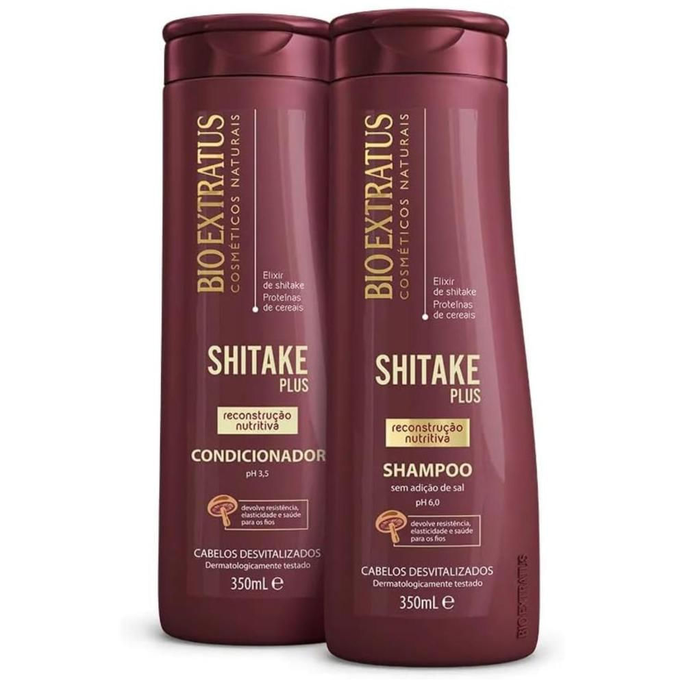 Kit Bio Extratus Shitake Plus Shampoo + Condicionador 350ml
