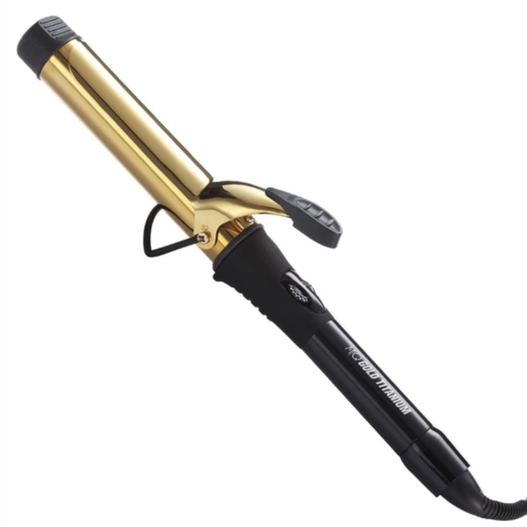 Modelador Cachos C Pinça Gold Titanium Mq Professional 32MM