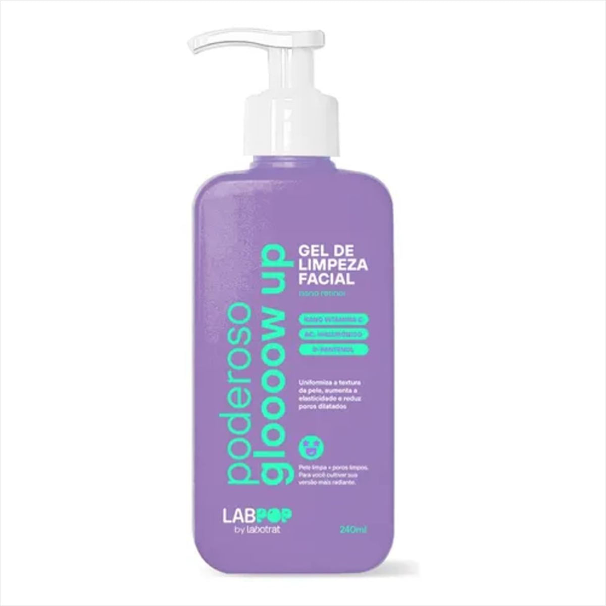Labotrat Poderoso Glow Gel De Limpeza Facial 240ml
