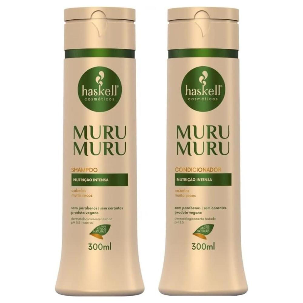 Kit Shampoo Condicionador Nutrição Haskell Murumuru 300ml