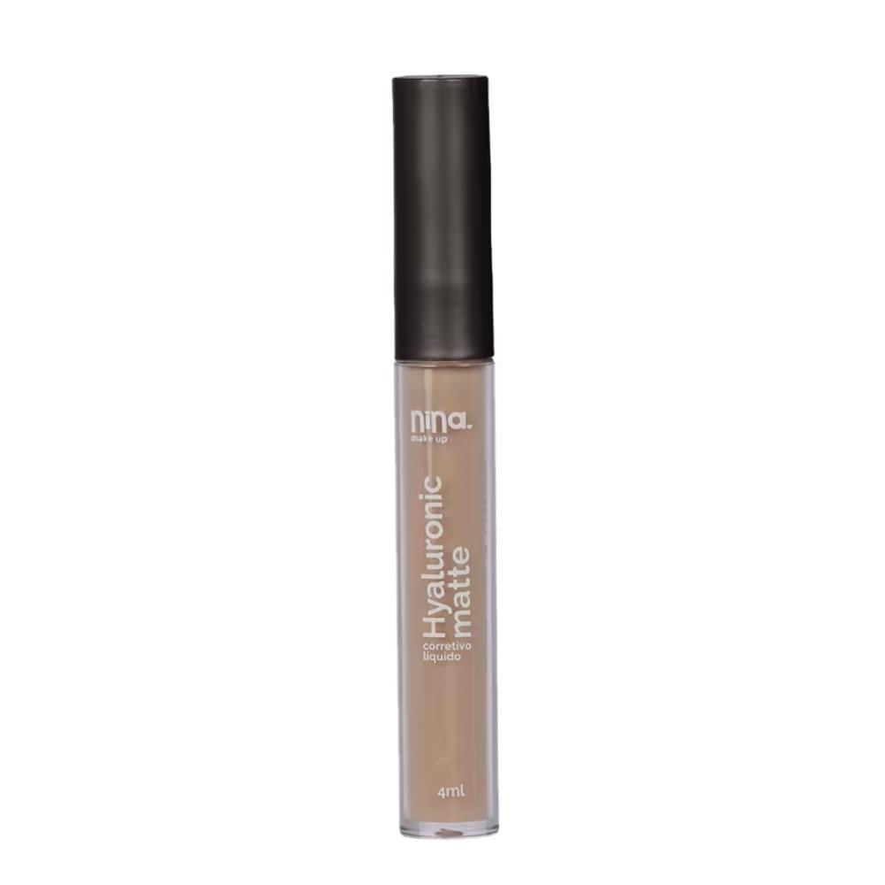 nina makeup corretivo liquido hyaluronic matte 0.5 4ml