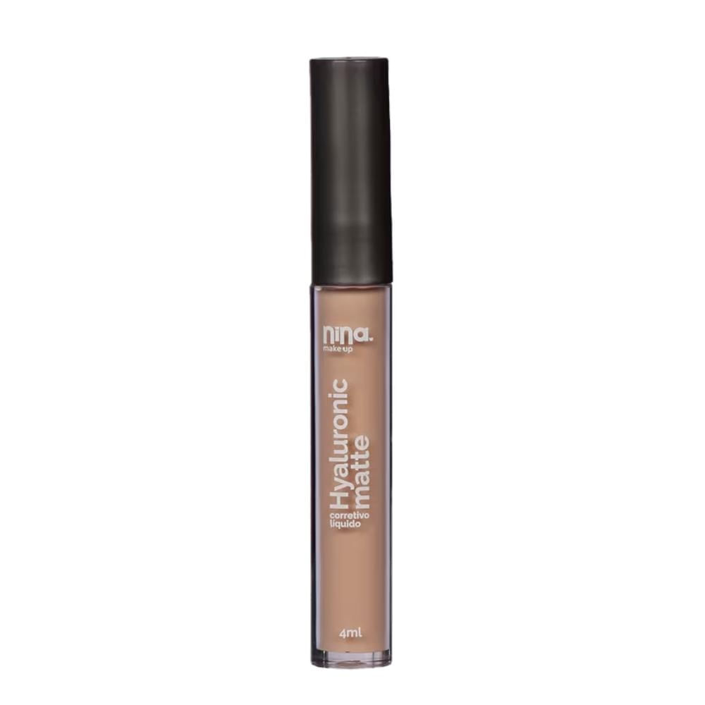 nina makeup corretivo liquido hyaluronic matte 2 4ml