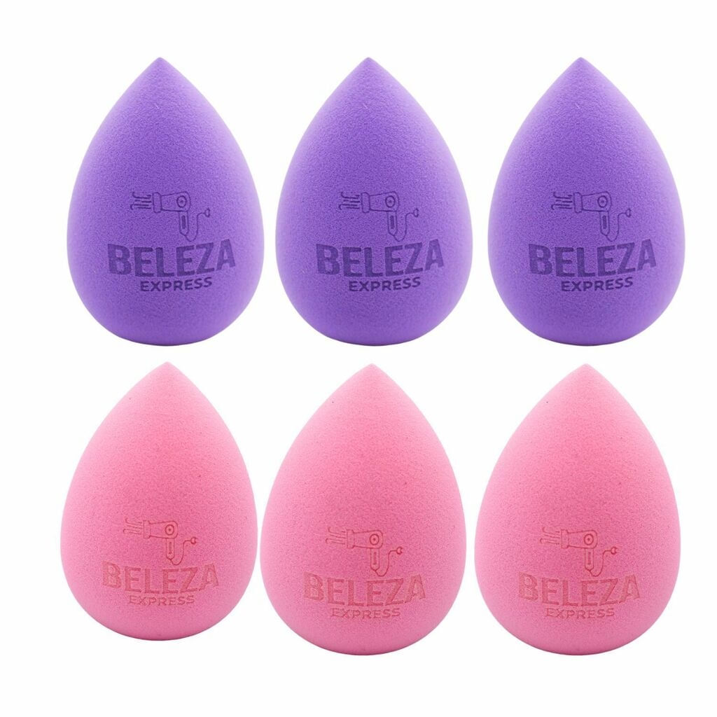 Kit de 6 esponjas faciais Beleza Express