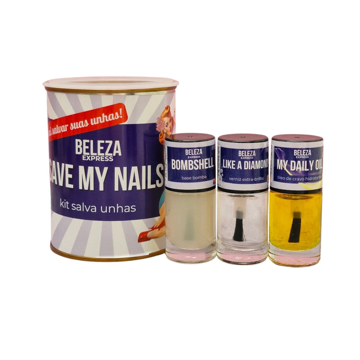 Kit unhas fracas e cutículas ressecadas Save my Nails