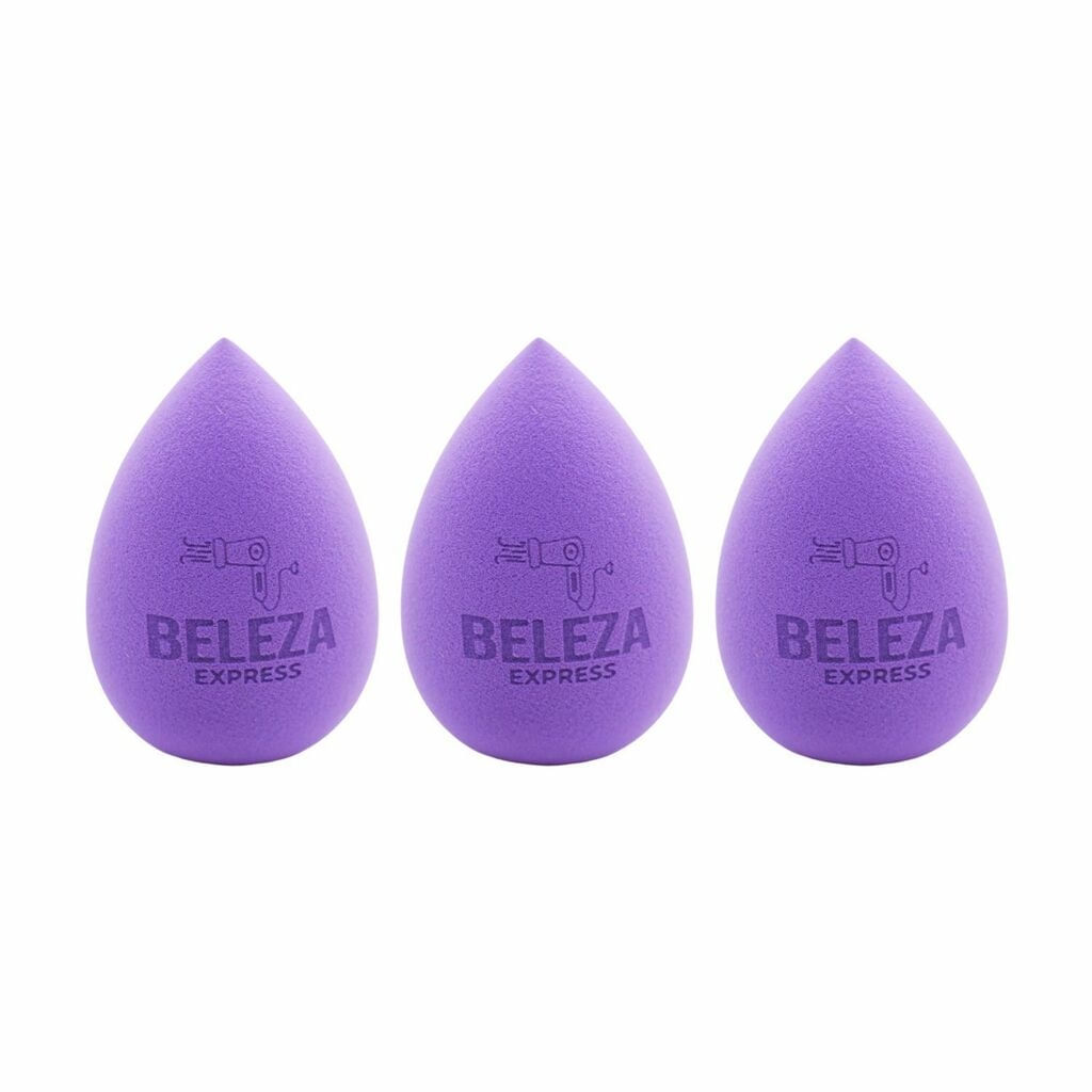 Kit de 3 esponjas faciais gota Beleza Express
