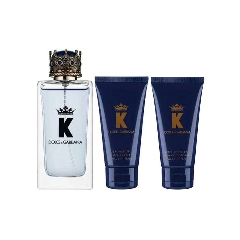 Dolce Gabbana K Eau de Toilette + Shower Gel + After Shave Balm Masculino -100 ml