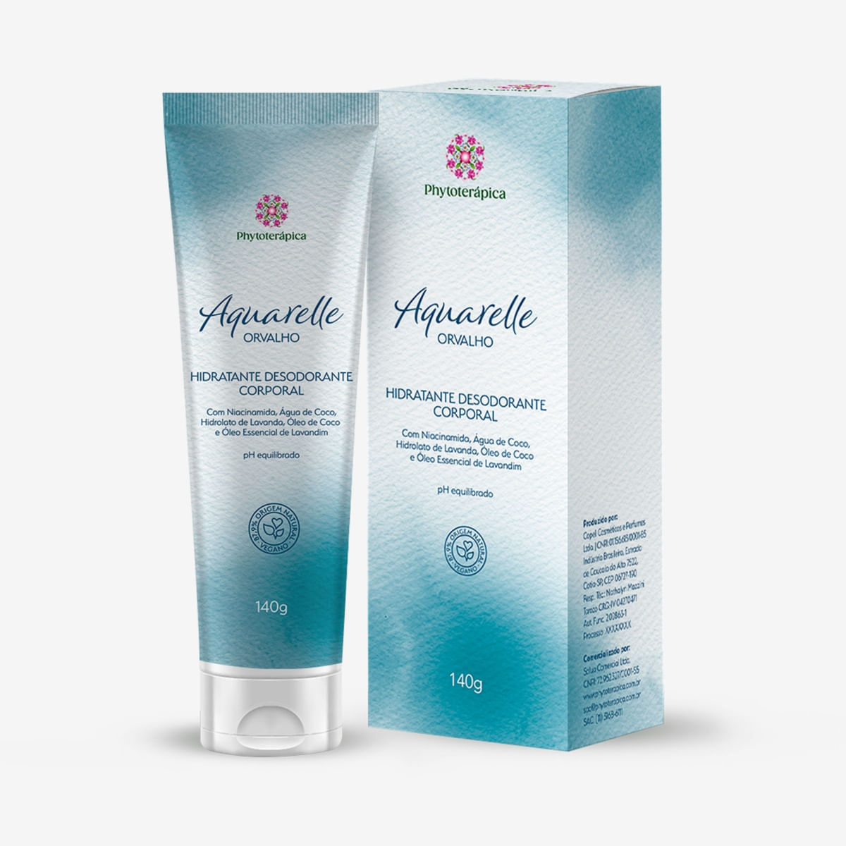 Hidratante Desodorante Corporal Aquarelle Orvalho - 140g