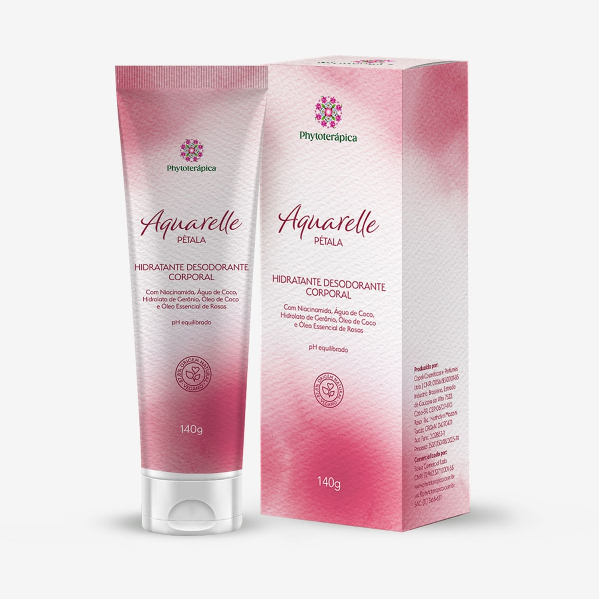 Hidratante Desodorante Corporal Aquarelle Pétala - 140g