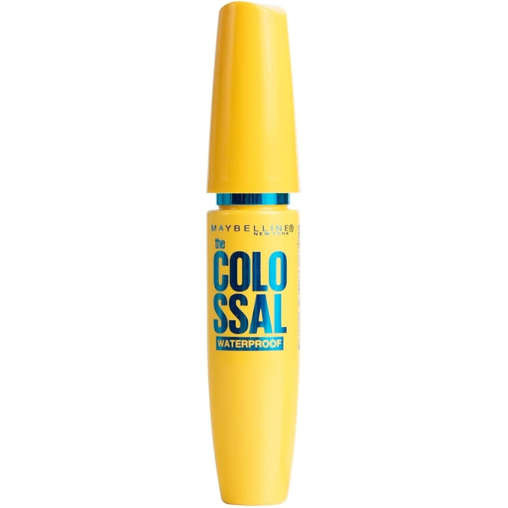 Máscara de cílios maybelline the colossal waterproof  - á prova d'água - tonalidade glam black