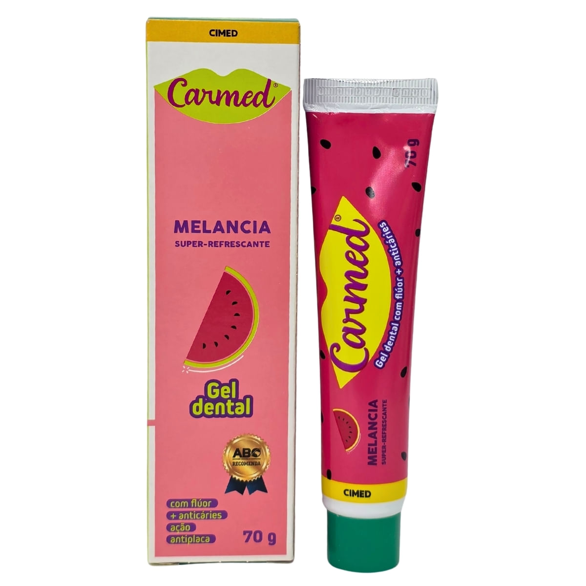 Gel Dental Melancia Super Refrescante Carmed Cimed 70g
