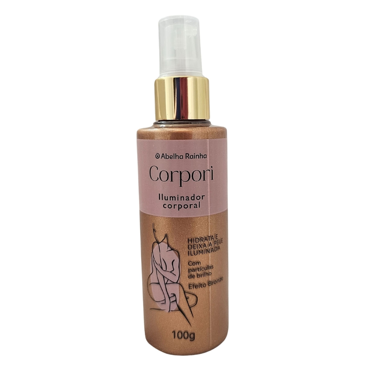 Hidratante Iluminador Corporal Efeito Bronze Corpori Abelha Rainha 100G