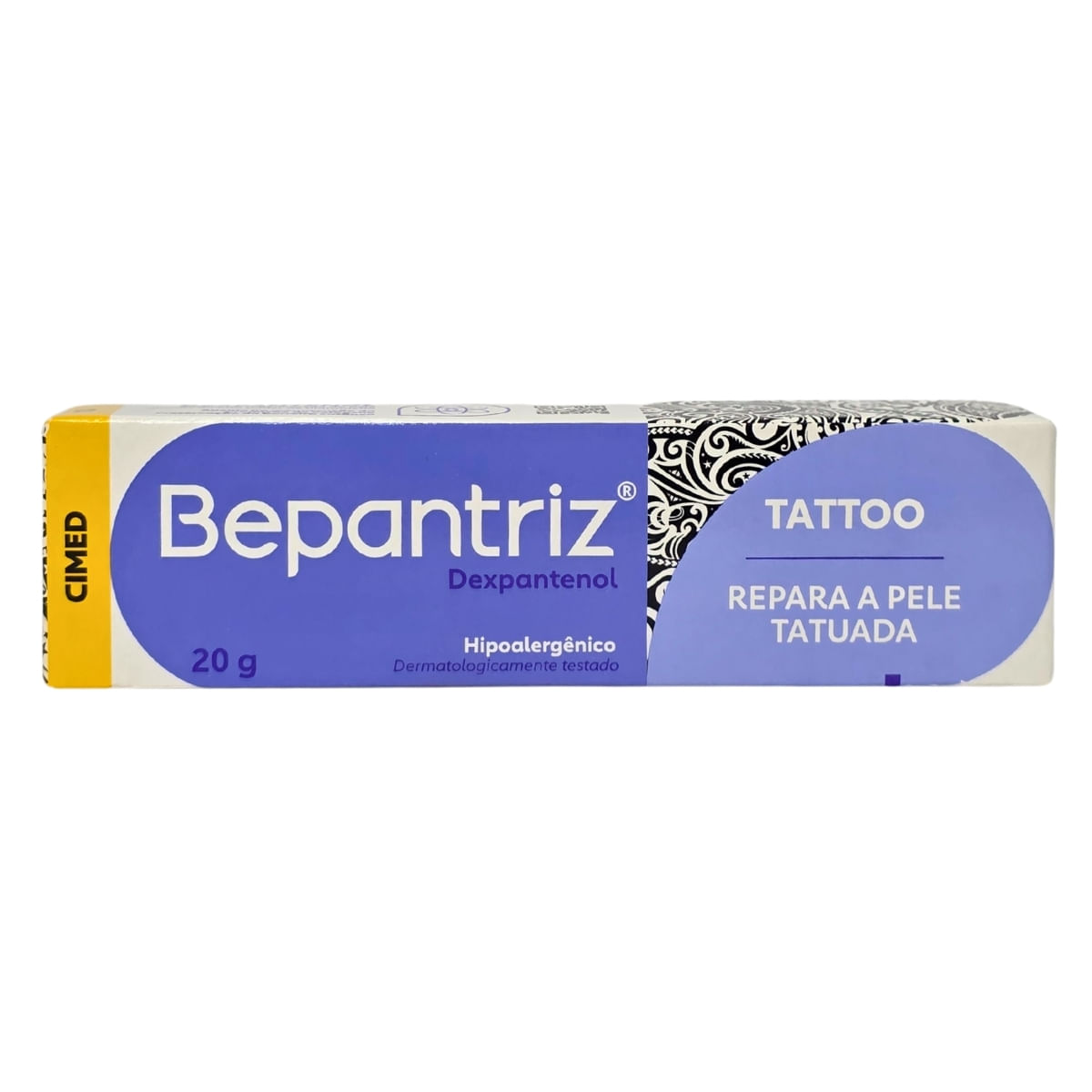 Creme Tattoo Alto Poder de Hidratação Pele Tatuada Bepantriz Cimed 20g