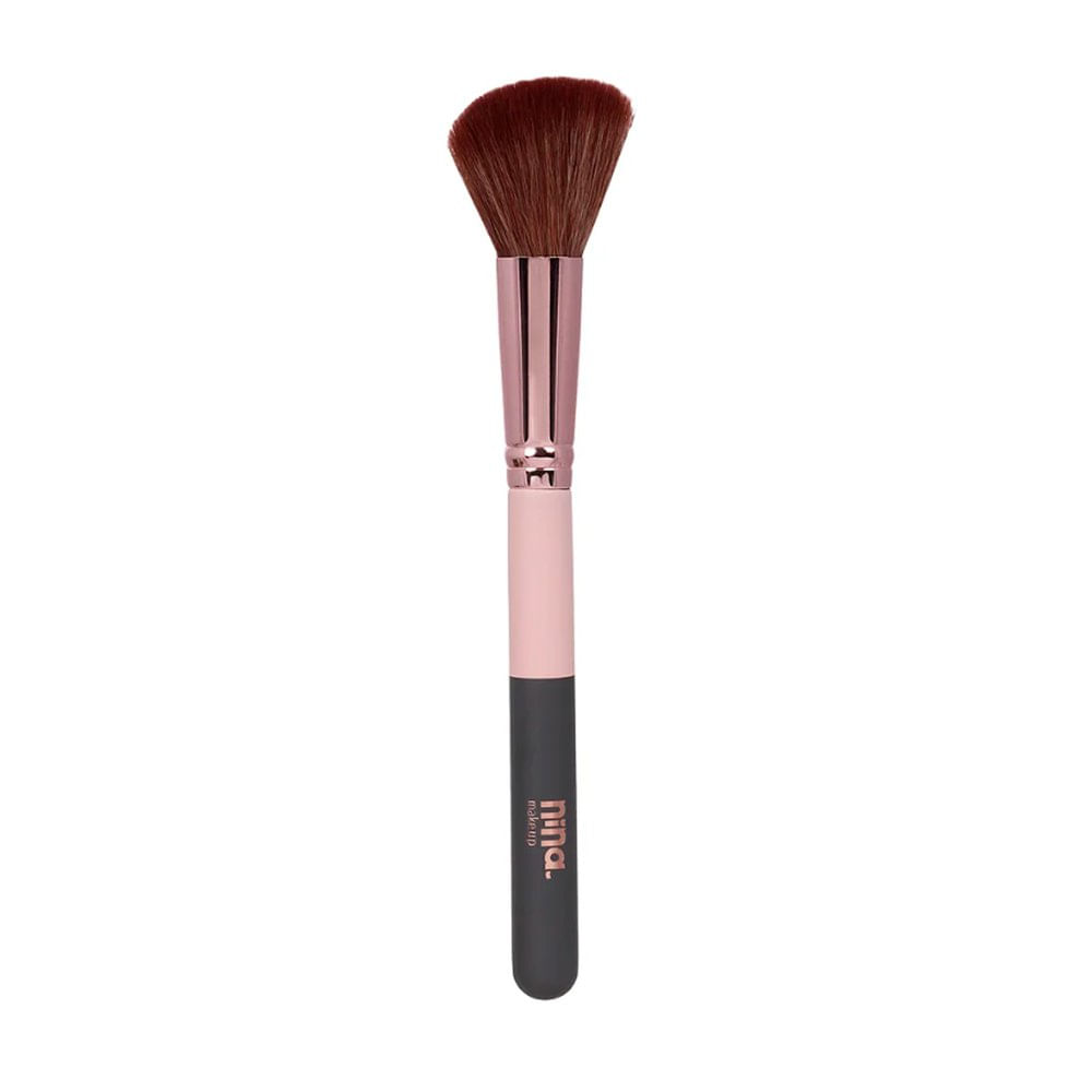 Pincel para blush chanfrado nina make up