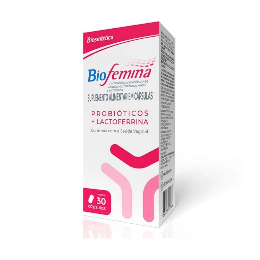 Suplemento Alimentar Bio Femina 30 Cápsulas