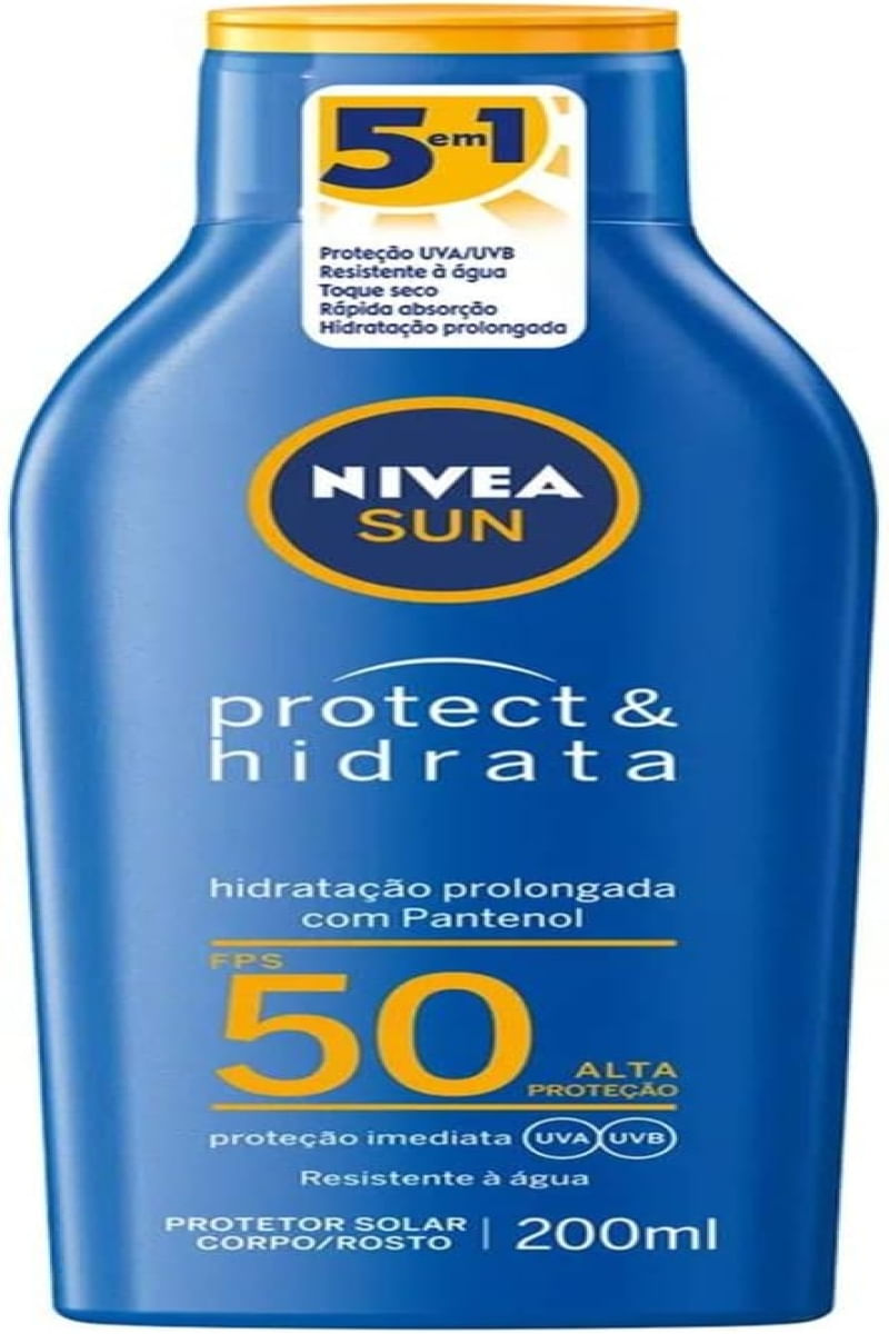 Nivea Sun Protetor Solar Protect & Hidrata FPS 50 200ml