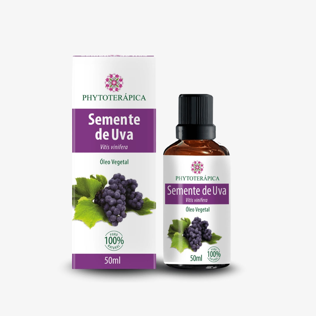 Óleo Vegetal de Semente de Uva - 50ml