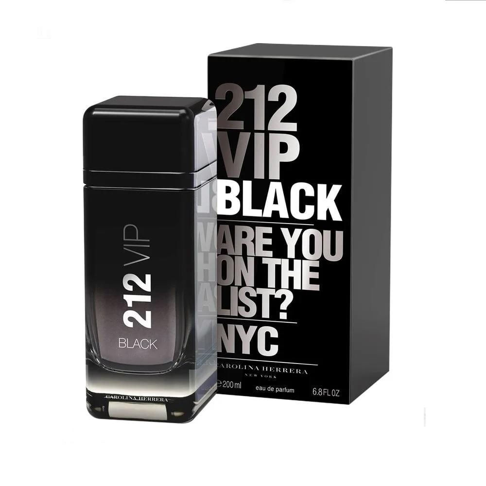 carolina herrera perfume masculino 212 vip black edp 200ml