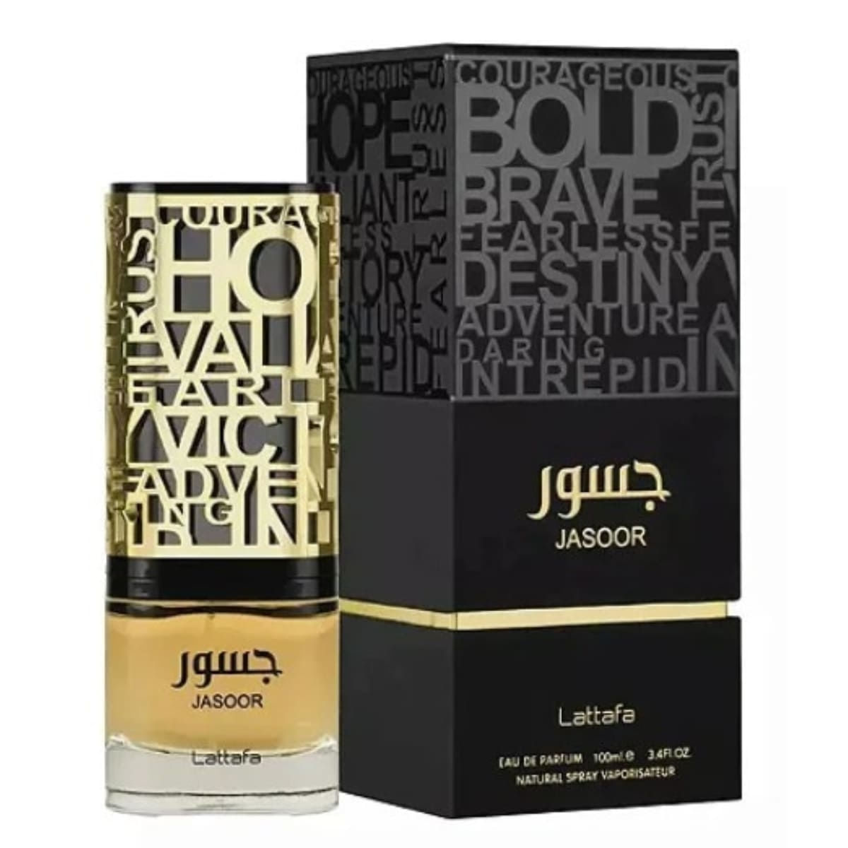 LATTAFA ジャスール EDP 100ml JASOOR Perfume Árabe Lattafa Jasoor EDP Unissex - 100ml - Época Cosméticos