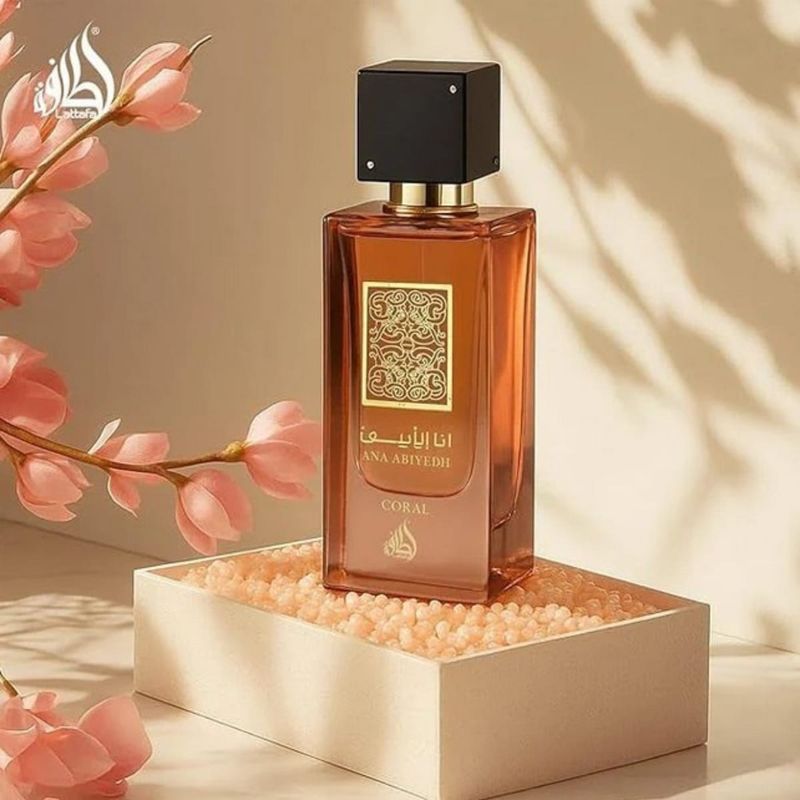 香水(ユニセックス) Lattafa Ana Abiyedh Coral Perfume Árabe Lattafa Ana Abiyedh Coral EDP Unissex - 60ml - Época