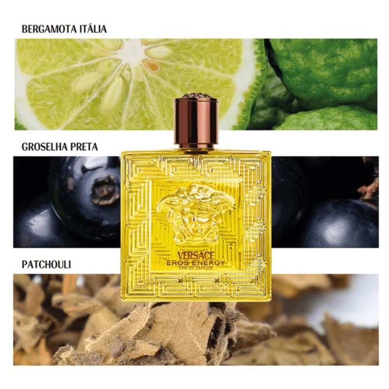Perfume Versace Eros Energy EDP Masculino - 100ml - Época Cosméticos