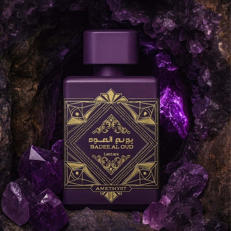 香水(ユニセックス) LATTAFA BADEE AL OUD AMETHYST EDP 100ml Perfume Árabe Unissex Badee Al Oud Amethyst de Lattafa EDP 100ml