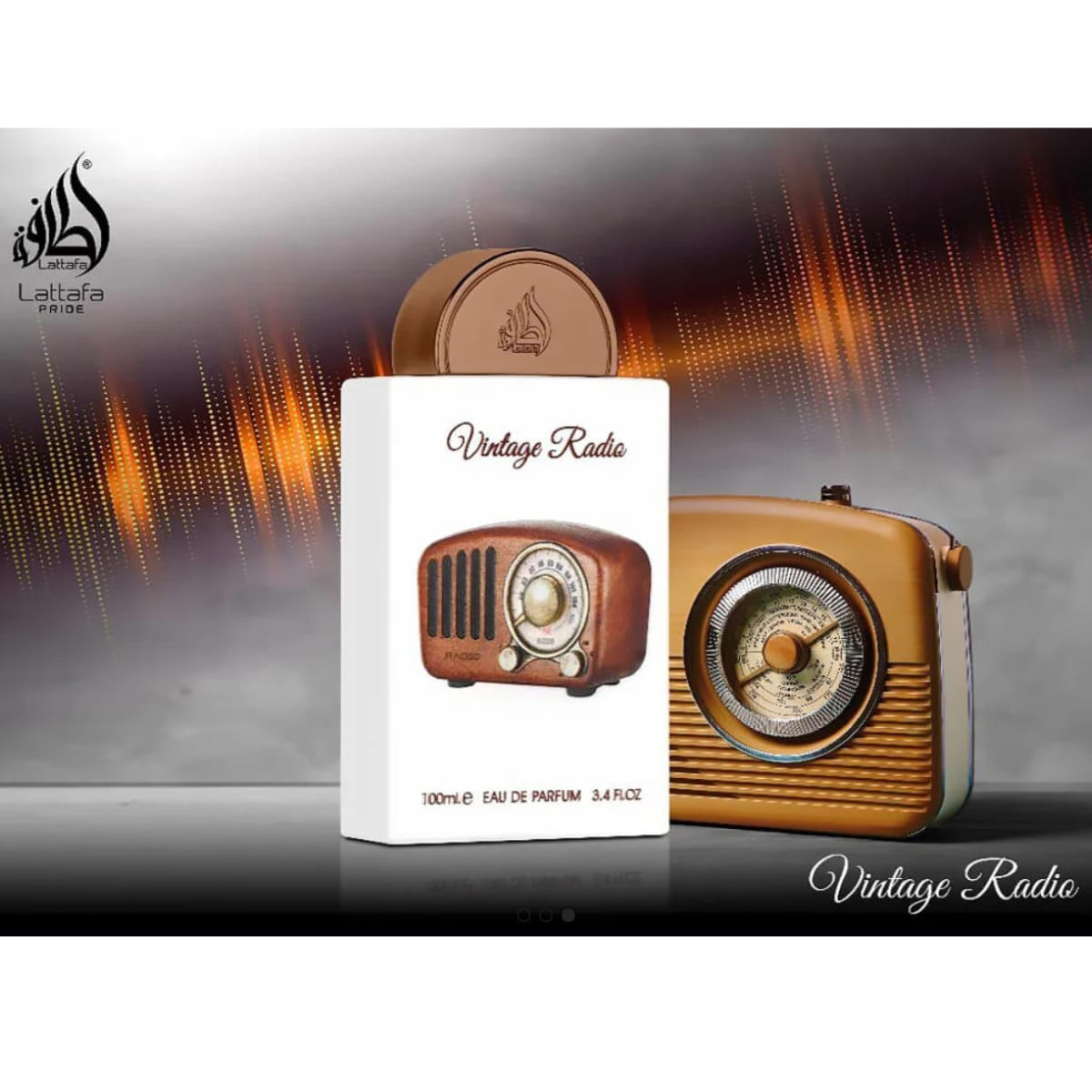 Perfume Árabe Lattafa Vintage Radio EDP Unissex - 100ml - Época