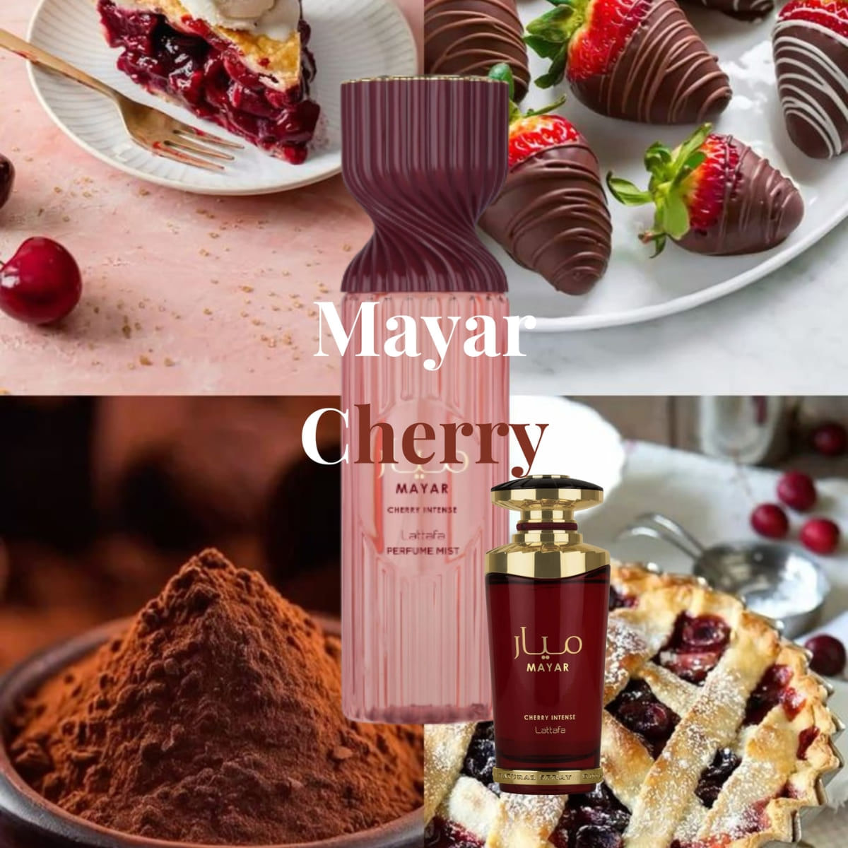 Body Splash Lattafa Mayar Cherry Intense Feminino - 250ml - Época