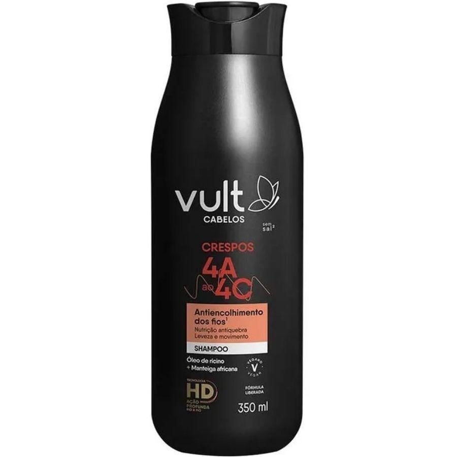 Shampoo Cabelos Crespos 4A ao 4C 350ml - Vult