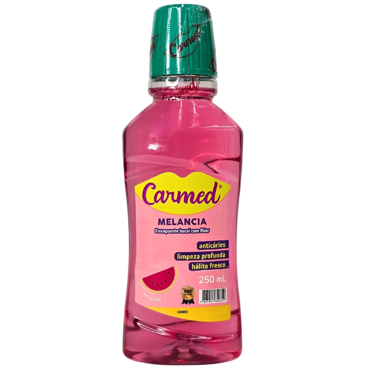 Enxaguante Bucal Melancia Com Flúor Zero Álcool Carmed Cimed 250ml