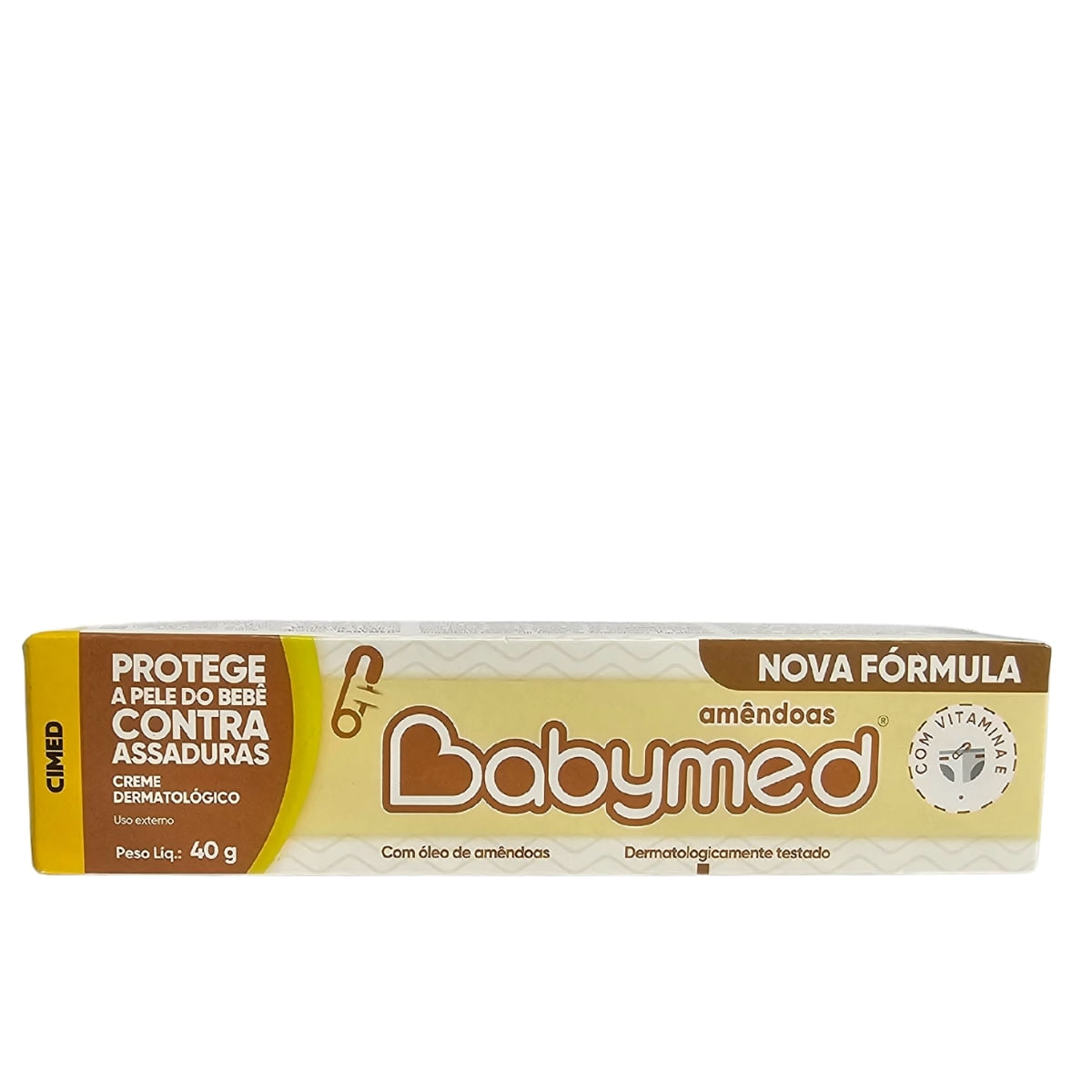 Creme Preventivo de Assadura Com Amêndoas Babymed Cimed 40g