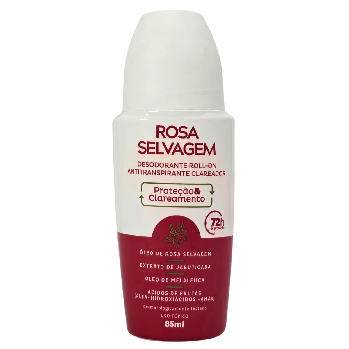 Desodorante Roll-On Proteção E Clareador 72H Rosa Selvagem 85Ml