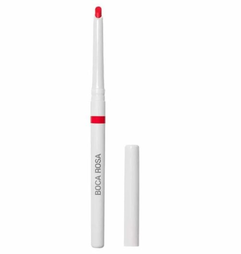 Boca Rosa Contorno Labial Vermelho Intenso