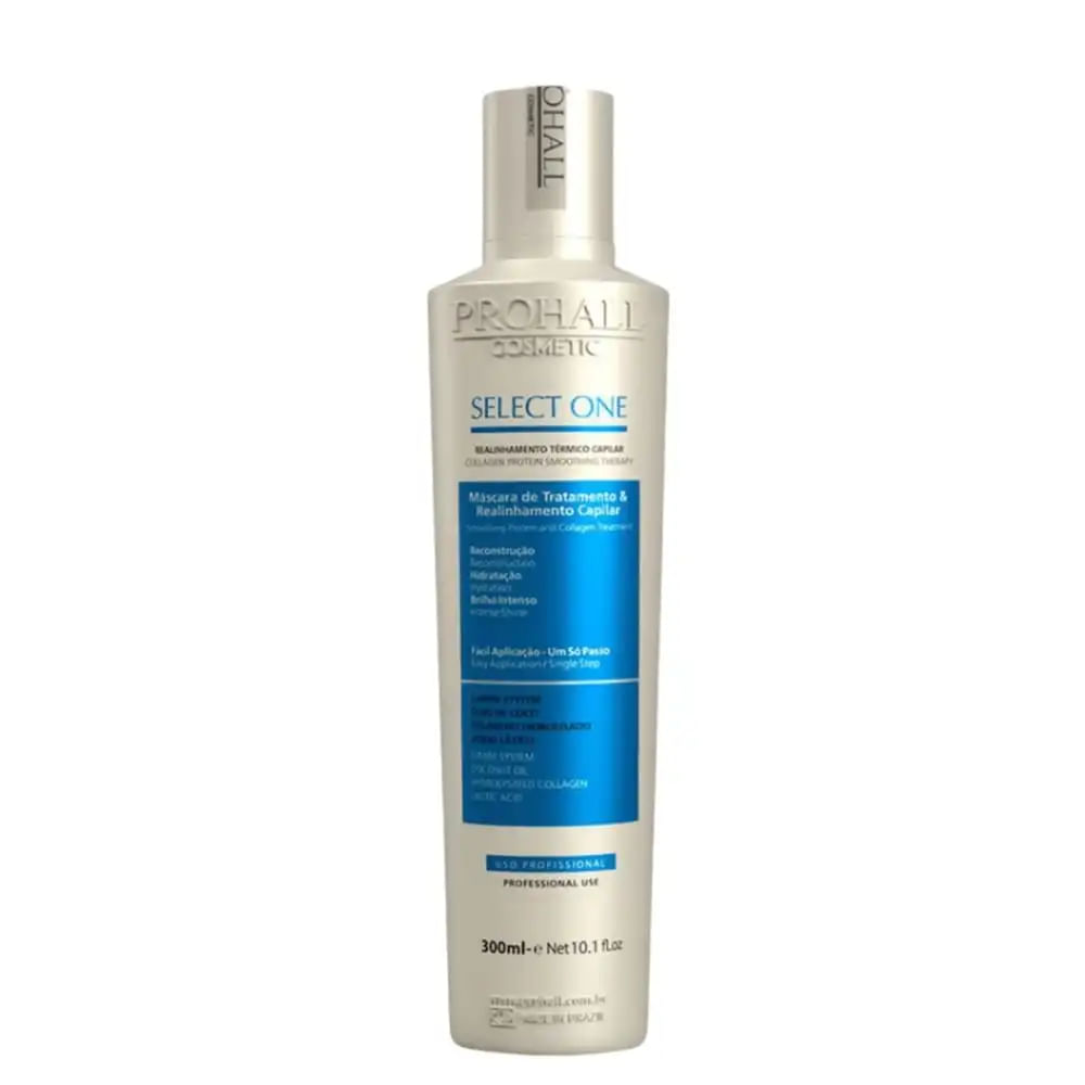 Escova Realinhamento Select One sem Formol Prohall 300ML