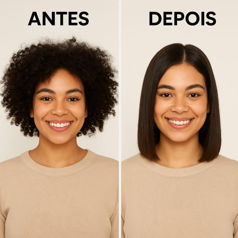 Kit Alisamento Embelleze Lisa Hair: Creme Alisante 450g e Loção