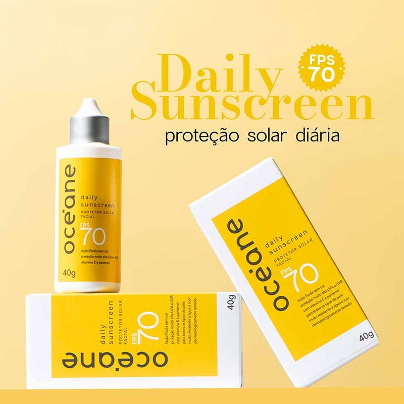 Protetor Solar Facia Océane Daily Sunscreenl Fps70 - Época Cosméticos