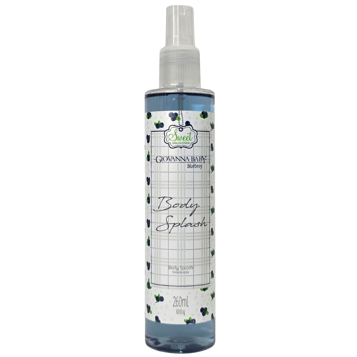 Body Splash Blueberry Vegano Giovanna Baby 260ml