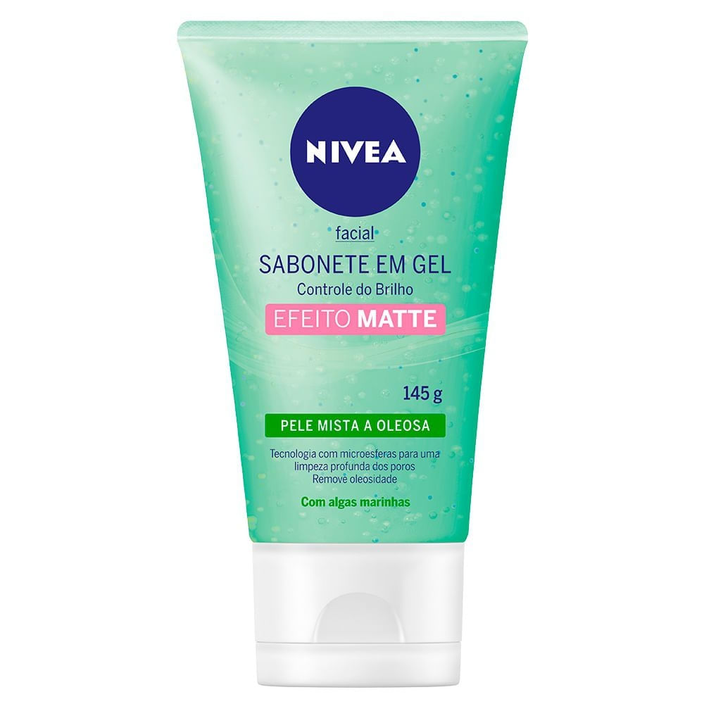 Sabonete Facial em Gel Efeito Matte Algas Marinhas 150g | NIVEA