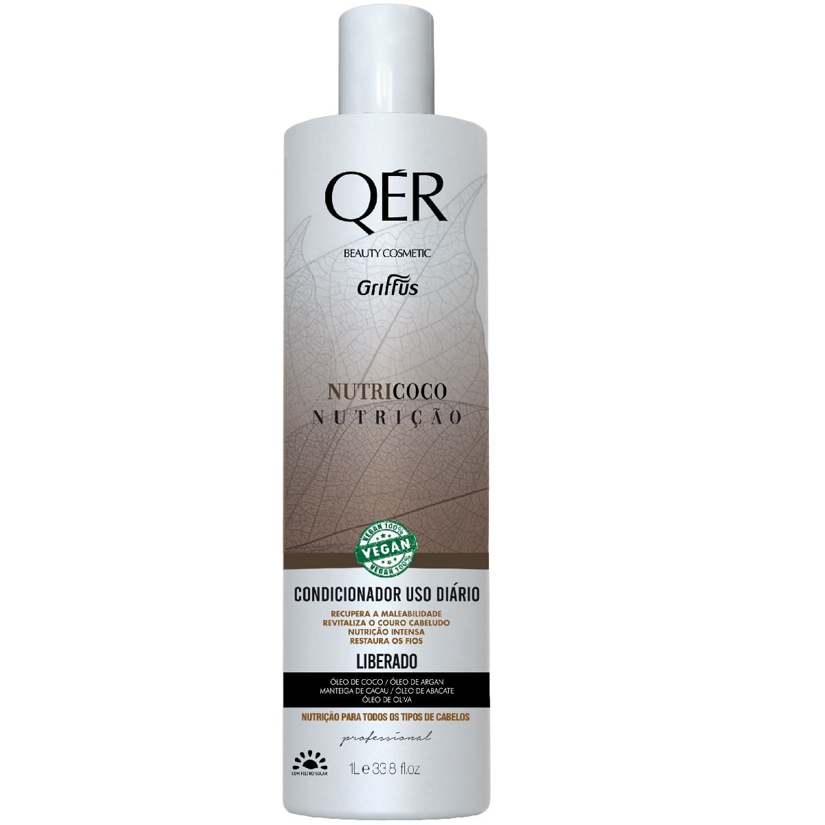 Condicionador Nutrição Vegano Nutricoco Qér Griffus 1L
