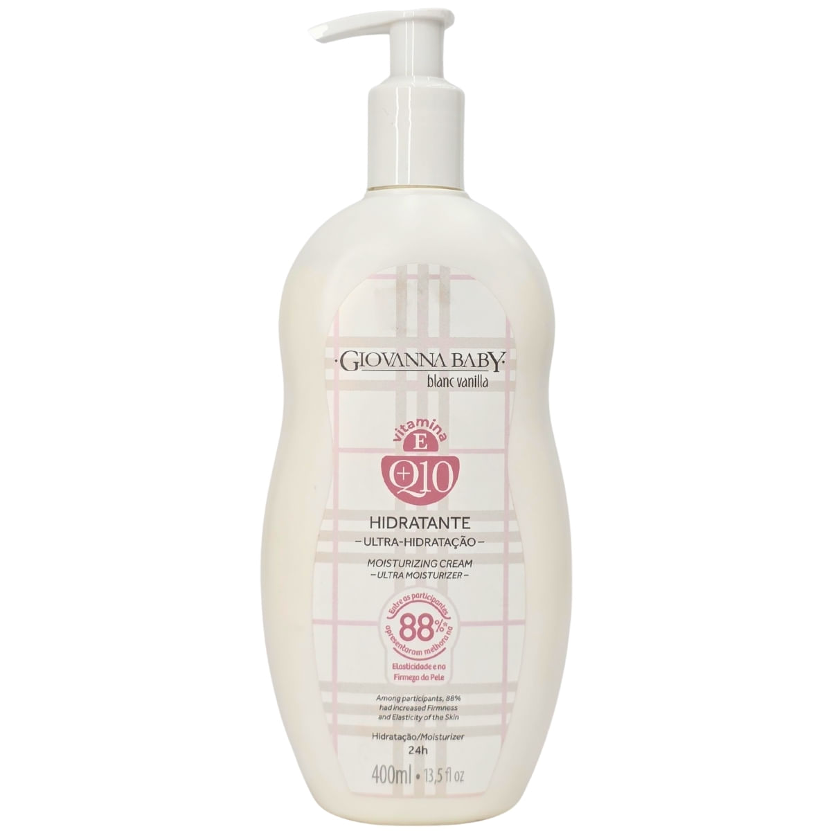 Creme Hidratante Corporal Q10+ Vitamina E Blanc Vanilla 48H Giovanna Baby 400Ml