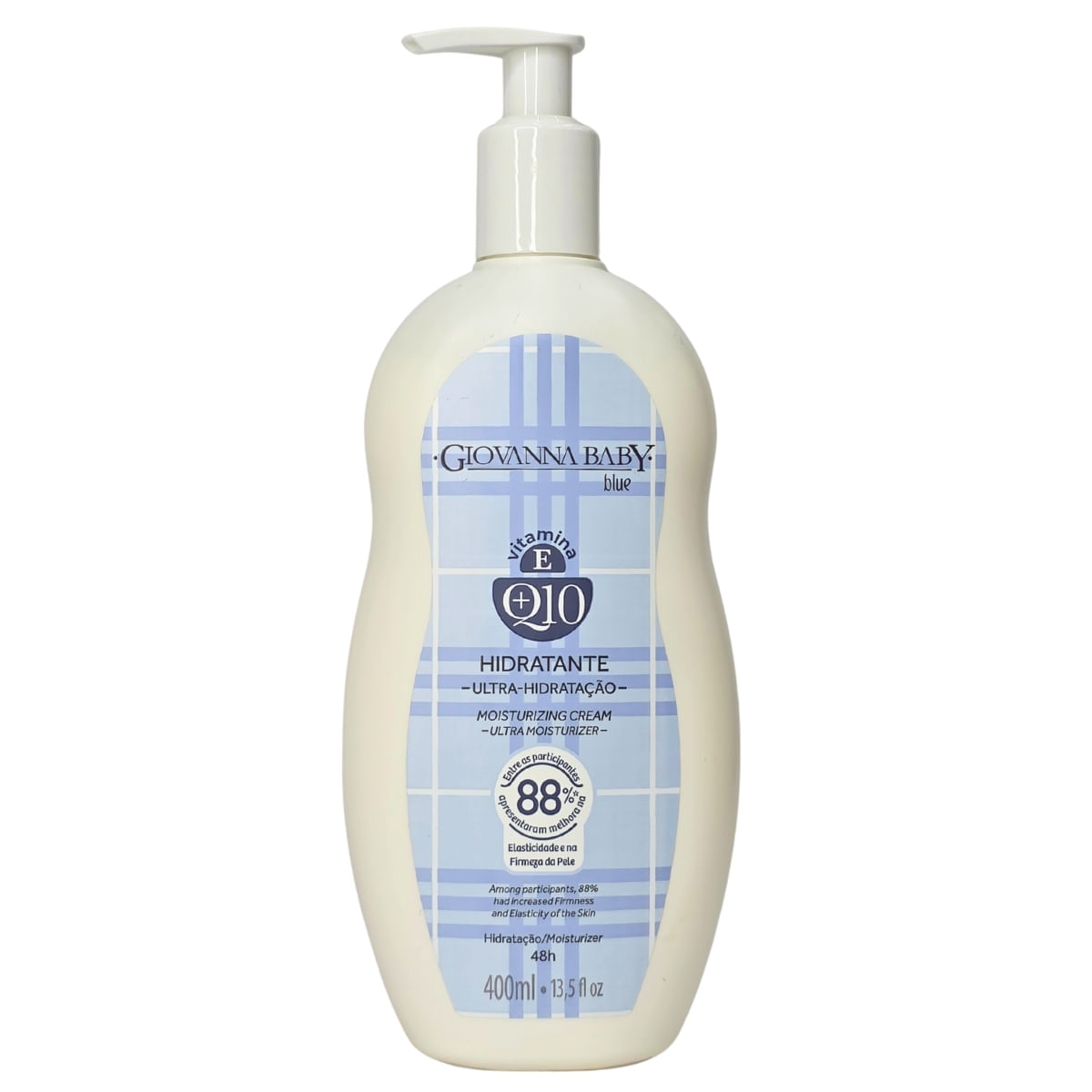 Creme Hidratante Corporal Q10+ Vitamina E Blue 48H Giovanna Baby 400Ml