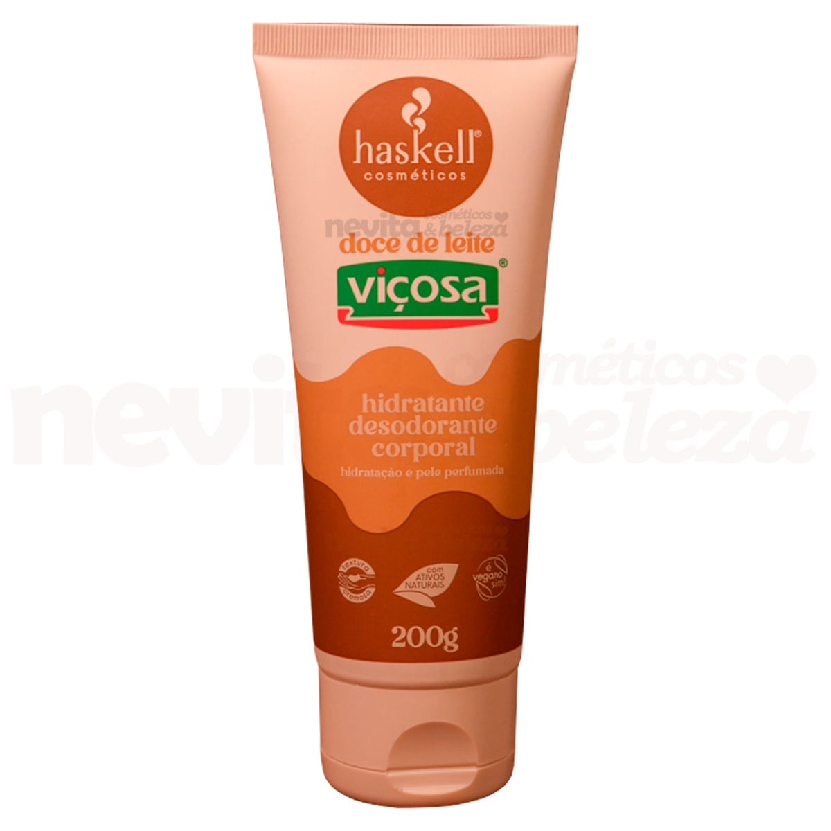 Creme Hidratante Corporal Doce De Leite Viçosa Haskell 200G