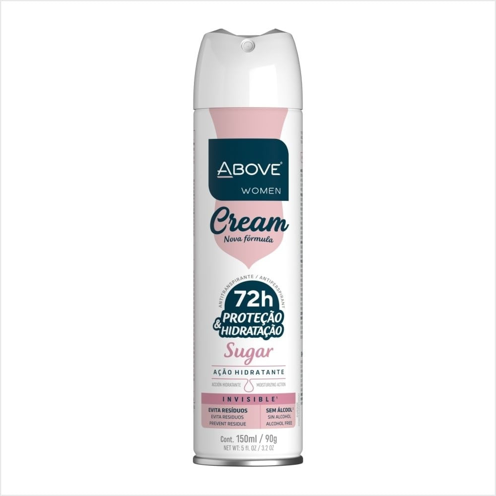 Desodorante Above Cream Sugar 72h 150ml