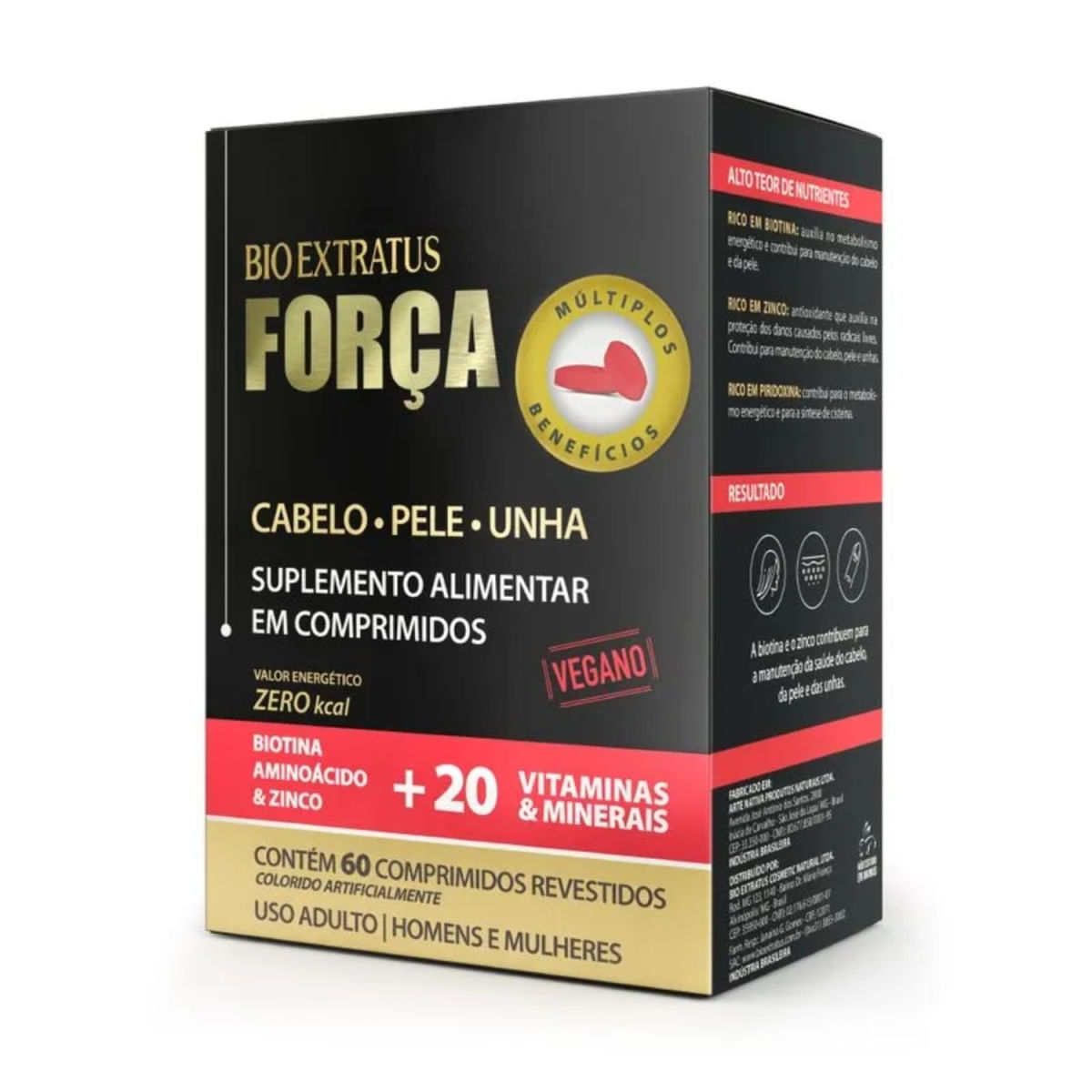 Bio Extratus Suplemento Força Com Pimenta
