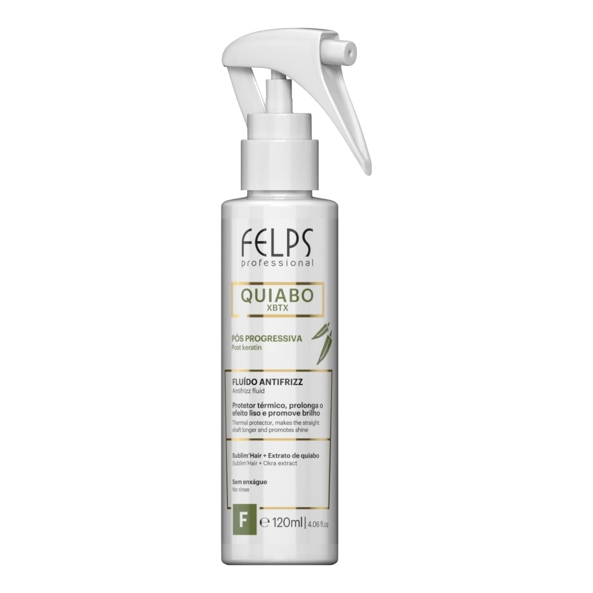 Felps Quiabo Xbtx Pós Progressiva Fluido Antifrizz 120Ml