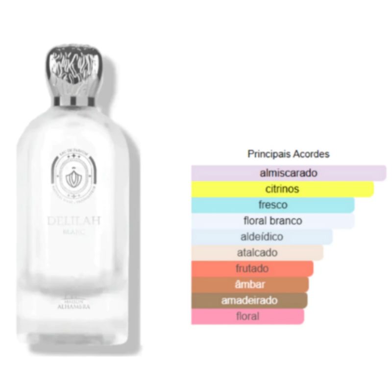 perfume delilah blanc maison alhambra edp feminino 100ml - Época