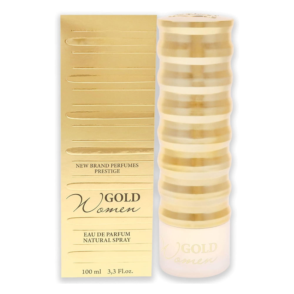 Perfume New Brand Prestige Gold For Women Eau de Parfum Feminino 100ml