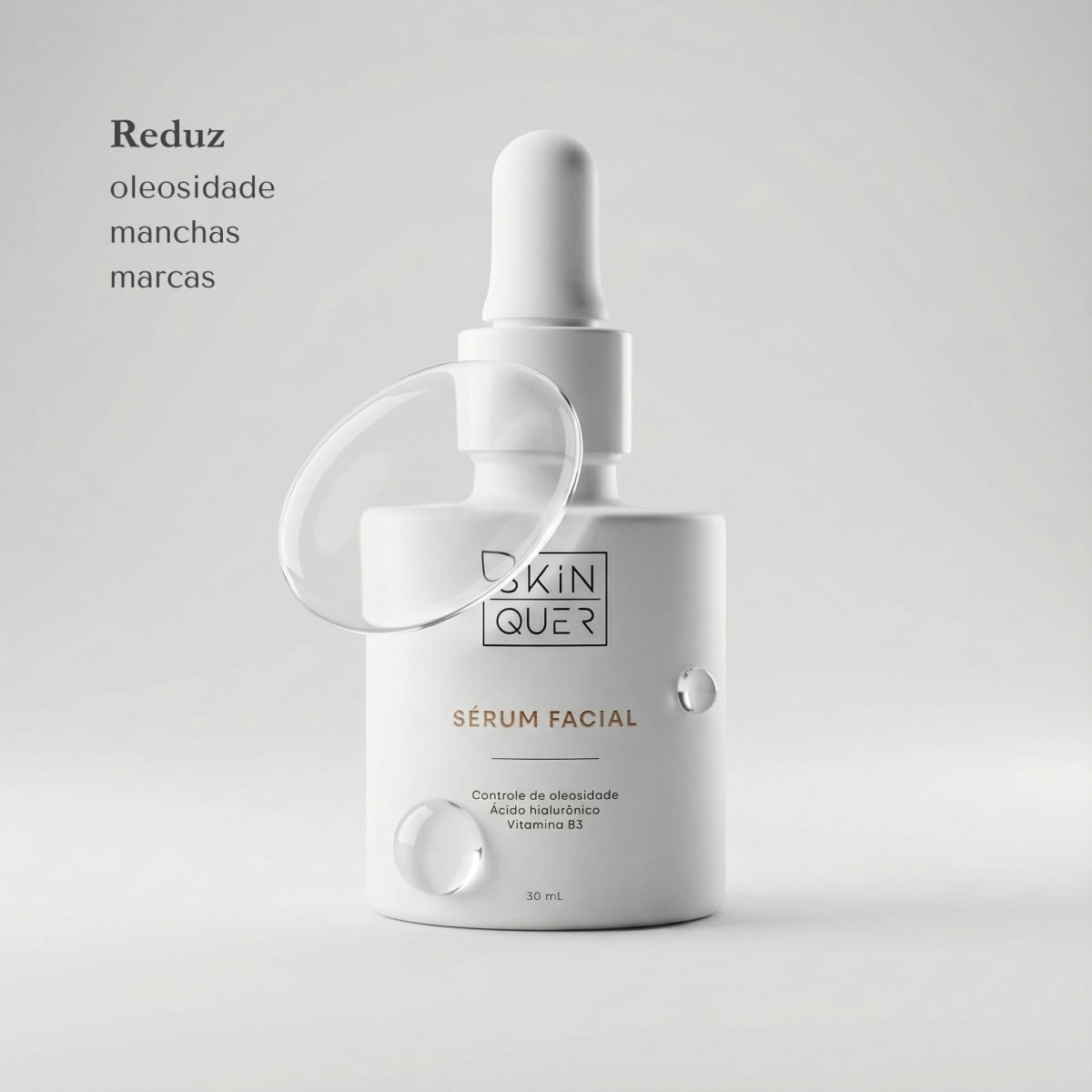 Sérum Facial Skin Quer - Niacinamida e Ácido Hialurônico - Época